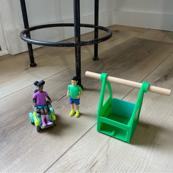 Lovevery Friends Swing Set from The Connector play Kit 49,50, 51 months